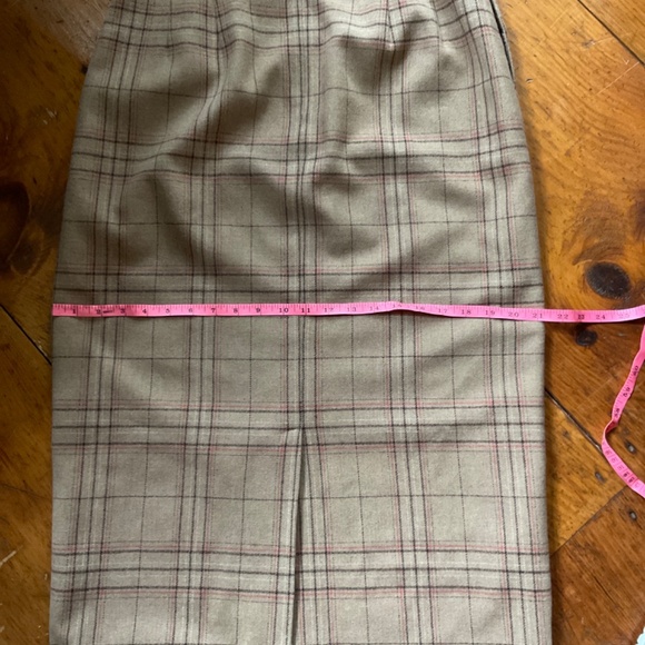 Pendleton Women's 100% Virgin Wool Plaid Maxi Skirt Size 12 Made in USA Vintage - Picture 6 of 9